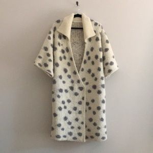 THAKOON knit oversized sweater coat